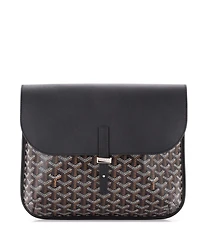 Pre-Owned Goyard Coursier Messenger Bag Coated Canvas and Leather