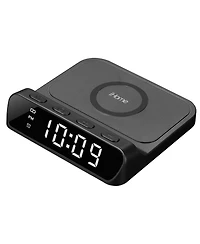 iHome Wireless PowerBoost Wireless Charging Digital Alarm Clock