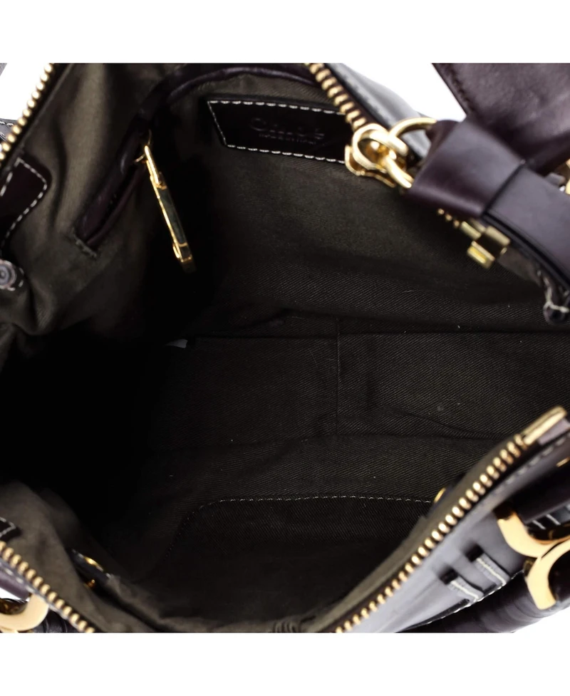 Pre-Owned Chloe Small Marcie Satchel Leather