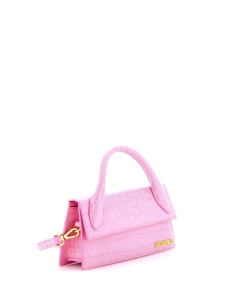 Pre-Owned Jacquemus Long Le Chiquito Bag Embossed Leather