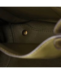 Pre-Owned Salvatore Ferragamo Small Margot Satchel Leather