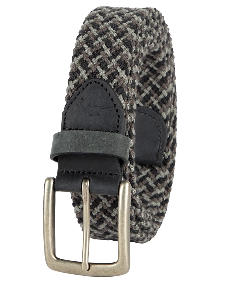 Tommy Bahama Men's 38 Mm Stretch Web Belt