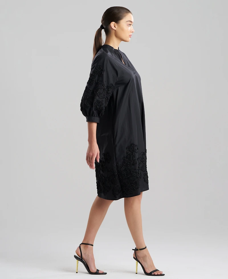 Natori Women's Carnation Embroidery V-Neck Dress