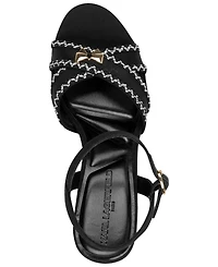 Karl Lagerfeld Paris Women's Hickory Platform Dress Sandals