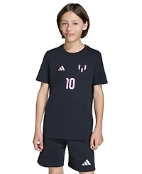adidas Boys' 6-20 Messi Name & Number Graphic Soccer T-Shirt
