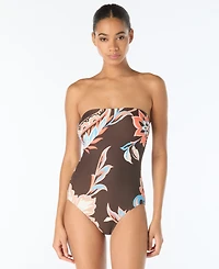 Vince Camuto Women's Printed One-Piece Swimsuit