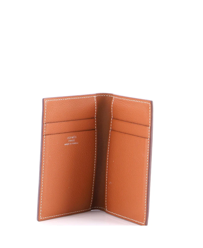 Pre-Owned Hermes MC2 Euclide Card Holder Case Leather