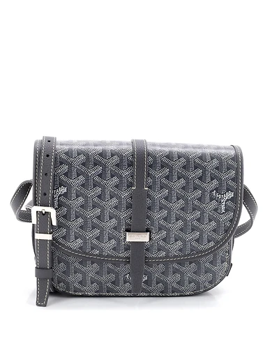 Pre-Owned Goyard Pm Belvedere Ii Messenger Bag Coated Canvas