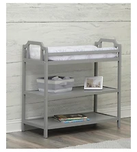 Flynama Modern Multi Purpose Changing Table Light Removable Tray Convertible Bookshelf