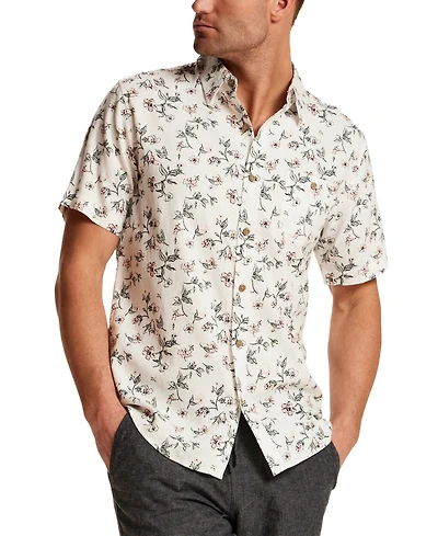 Weatherproof Vintage Men's Short-Sleeve Print Shirt