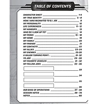 Renegade Game Studios G.i. Joe Roleplaying Game Character Journal
