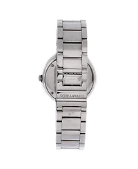Pre-Owned Tiffany & Co Atlas Quartz Watch in Stainless Steel with Diamond Markers and Mother of Pearl 34mm