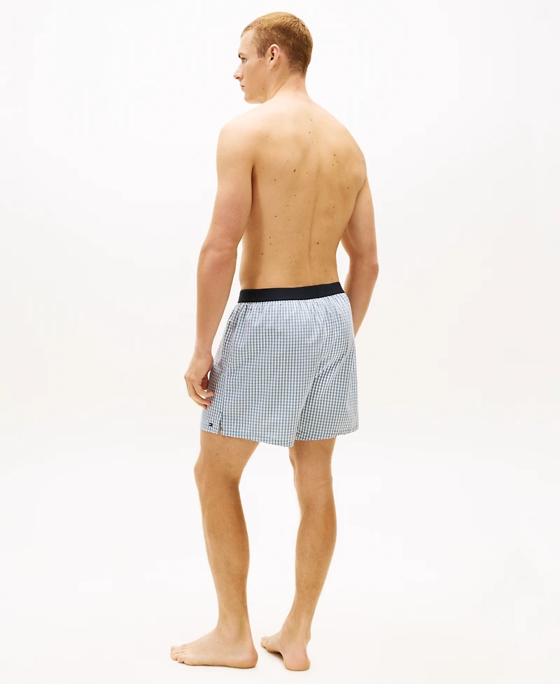 Tommy Hilfiger Men's Front Button Woven Boxers