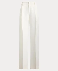 Lauren Ralph Women's Twill Wide-Leg Pants