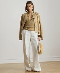 Lauren Ralph Women's Sleeveless V-Neck Sweater Tank Top