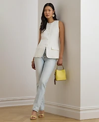 Lauren Ralph Women's Sleeveless Crewneck Shirt