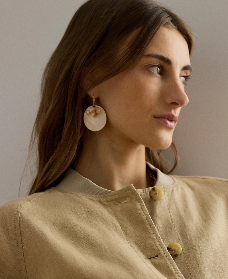 Lauren Ralph Women's Baseball Collar Bomber Jacket