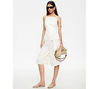 Lioness Women's Lace-Trimmed Jort Shorts