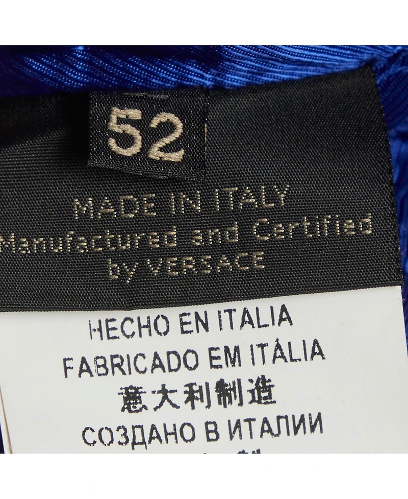 Pre-Owned Versace Men's Synthetic Bomber Jacket