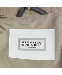 Pre-Owned Brunello Cucinelli Men's Synthetic Hooded Jacket