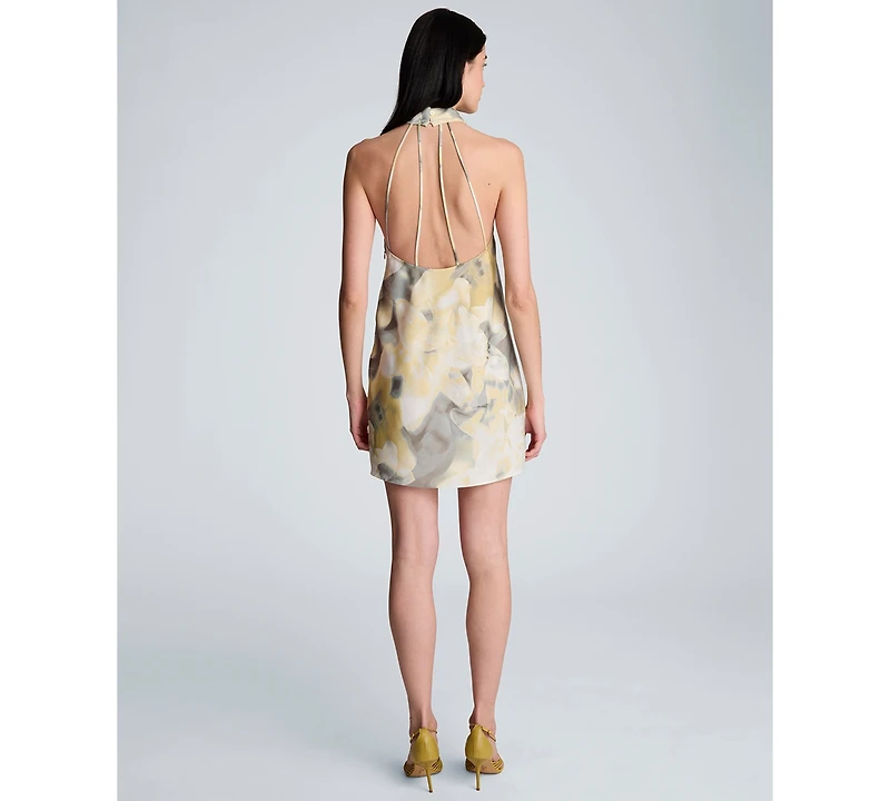 Kenneth Cole Women's Mock Neck Mini Dress