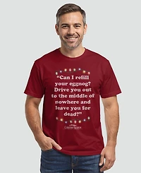 Men's National Lampoon Christmas Vacation Leave For Dead Short Sleeve T-shirt