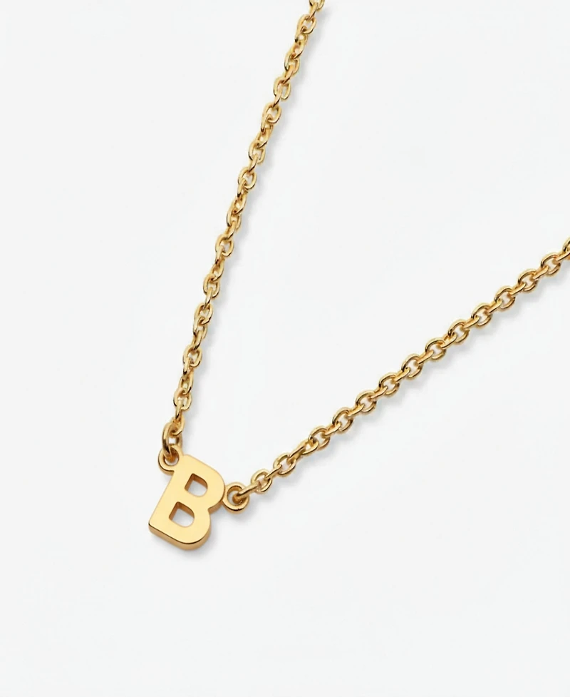 Oak & Luna Inez Initial Necklace