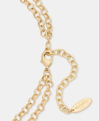 Style & Co Two-Tone Disc Two-Row Necklace, Macy's Exclusive