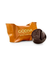 Godiva Dark Caramel Chocolate Ganache Masterpiece Small Bag, 6-Pack