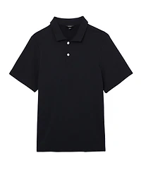 Reiss Men's Textured Half-Button Polo Shirt