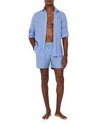 Reiss Men's Geometric-Print Swim Shorts