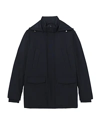 Reiss Men's Hooded Zip-Through Padded Coat