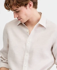 Club Room Men's 100% Linen Shirt