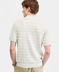 Club Room Men's Linen-Blend Polo Shirt, Macy's Exclusive