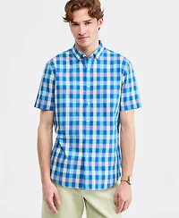 Club Room Men's Printed Short-Sleeve Shirt, Macy's Exclusive - Yd