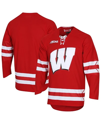 Under Armour Men's Wisconsin Badgers Replica Hockey Jersey