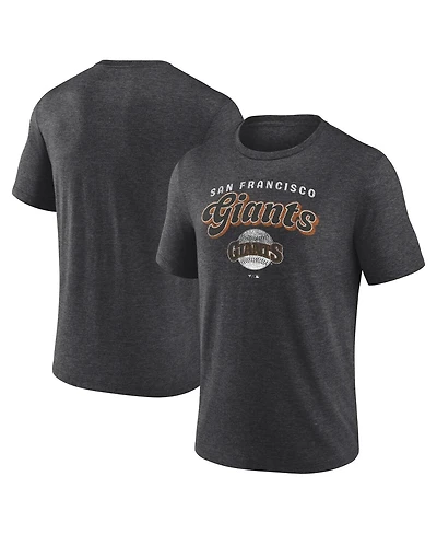 Fanatics Mto Label Men's Charcoal San Francisco Giants Wonderment Tri-Blend T-Shirt