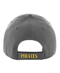 '47 Brand Big Boys and Girls Charcoal Ecu Pirates Basic Mvp Adjustable Hat