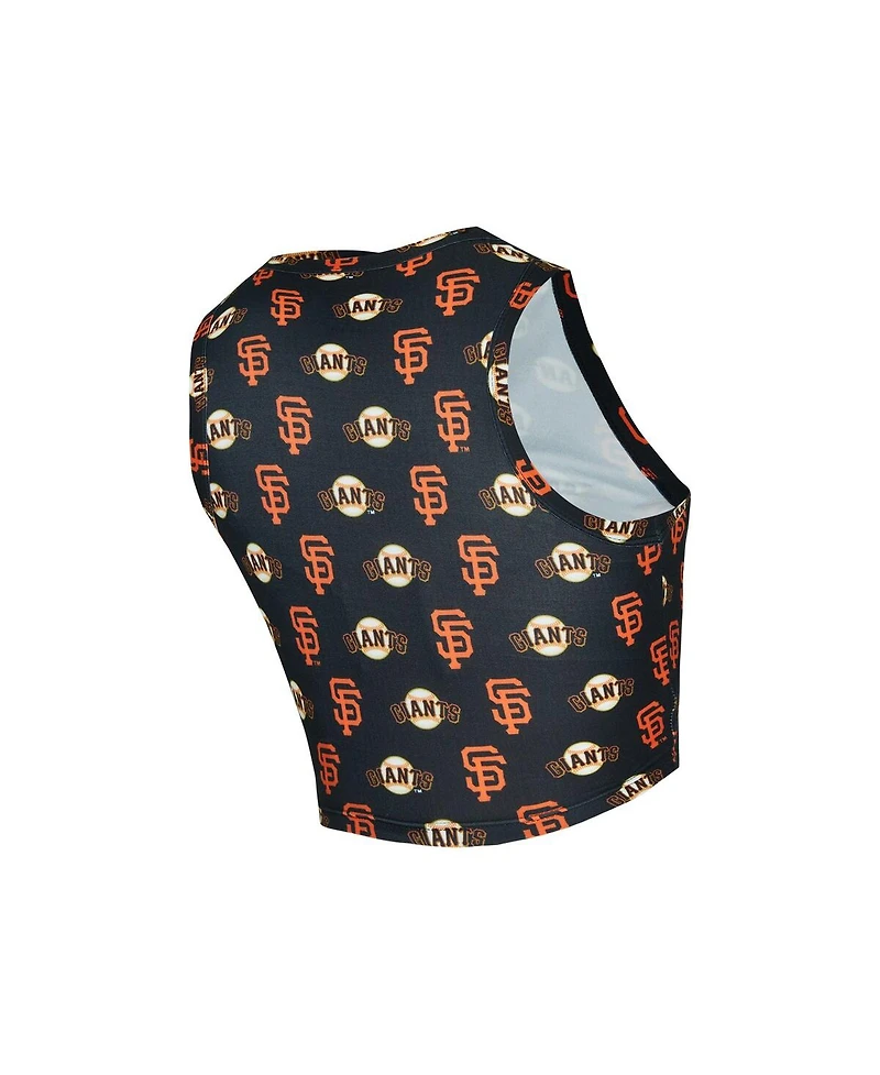 Concepts Sport Women's Black San Francisco Giants Knit Tank Top & Skort Set