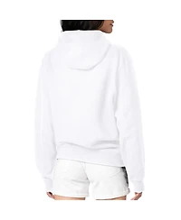 G-iii 4Her by Carl Banks Women's White Detroit Pistons Dot Print Pullover Hoodie