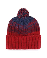 '47 Brand Men's Red Washington Nationals Cascade Cuffed Knit Hat with Pom