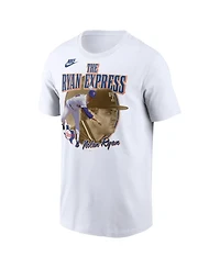 Nike Men's Nolan Ryan White Texas Rangers Cooperstown Legends Graphic T-Shirt