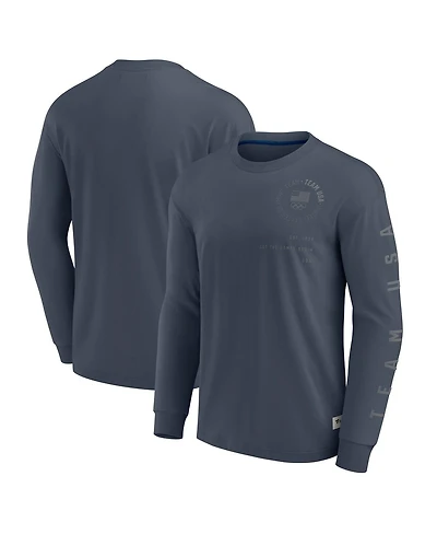 Fanatics Men's Navy Team Usa Elements Long Sleeve T-Shirt
