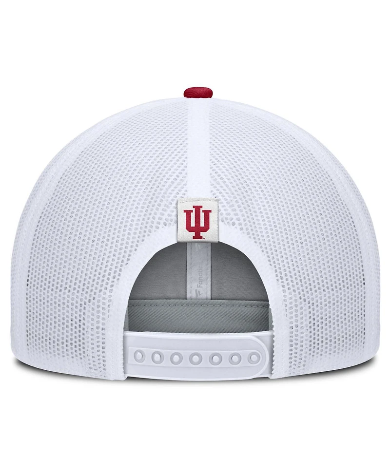 Fanatics Men's Crimson Indiana Hoosiers Baseline Adjustable Hat