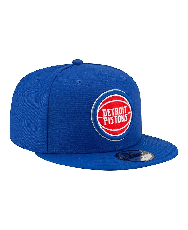 New Era Men's Blue Detroit Pistons One Tone Team 9FIFTY Adjustable Hat