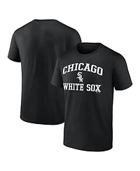 Logo Athletic Men's Black Chicago White Sox Heart and Soul T-Shirt
