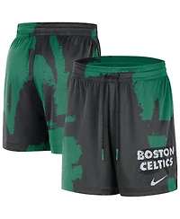 Nike Men's Black/Kelly Green Boston Celtics Courtside Club Dri-fit Practice Shorts