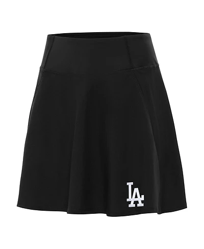Antigua Women's Black Los Angeles Dodgers Chip Skort