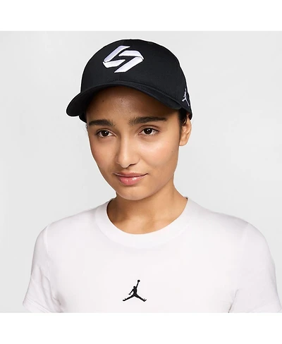 Jordan Men's and Women's Black Luka Rise Adjustable Hat