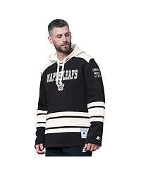 Starter Men's Black Toronto Maple Leaf Slapshot Fashion Hoodie